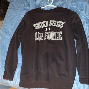 LIKE NEW Air Force Under Armour Crew Neck